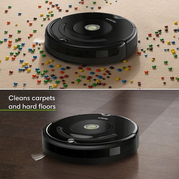 iRobot Roomba 676 Robot Vacuum-Wi-Fi Connectivity, Compatible with Alexa,  Good for Pet Hair, Carpets, Hard Floors, Self-Charging