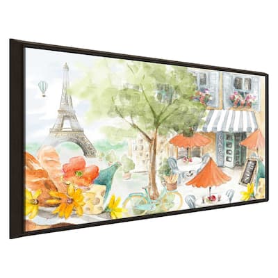 "Parisian Life" Print on Floating Canvas