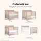 preview thumbnail 17 of 19, Dream On Me Owen 5-in-1 Convertible Crib, Matte Black