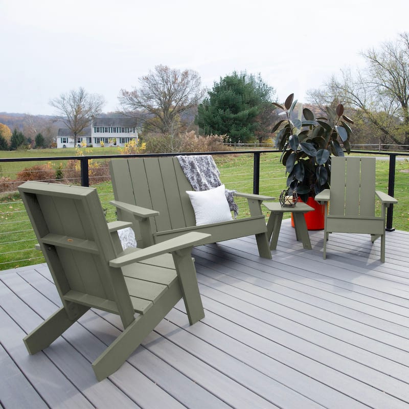 Italica Modern 4-piece Adirondack Patio Set