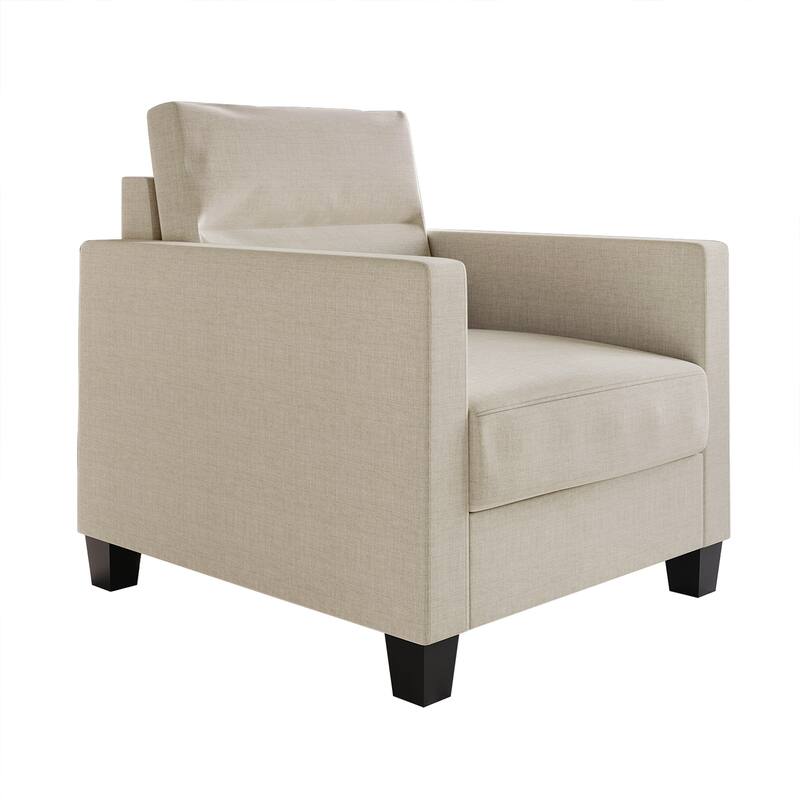 CraftPorch Clean and Minimalist Linen Upholstered 3-Piece Living Room Set