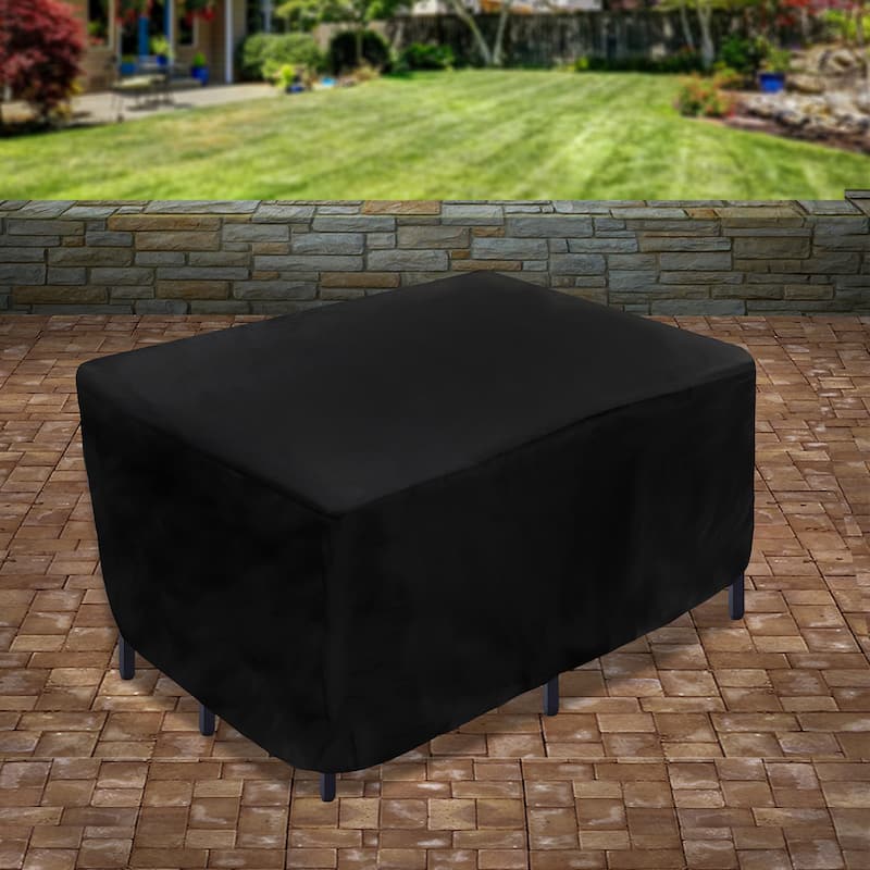 108" Waterproof Patio Furniture Cover, Black by National Tree Company - 74 in