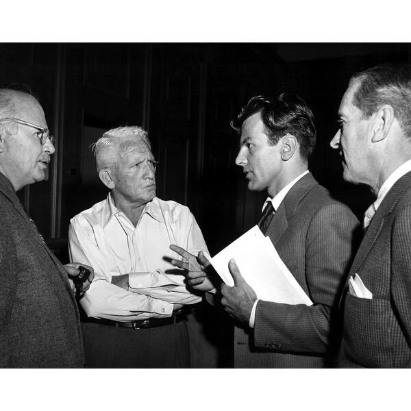 Shop Author William L Shirer On The Set Of Judgment At Nuremberg With Spencer Tracy And Maximilian Schell History Overstock 24408444