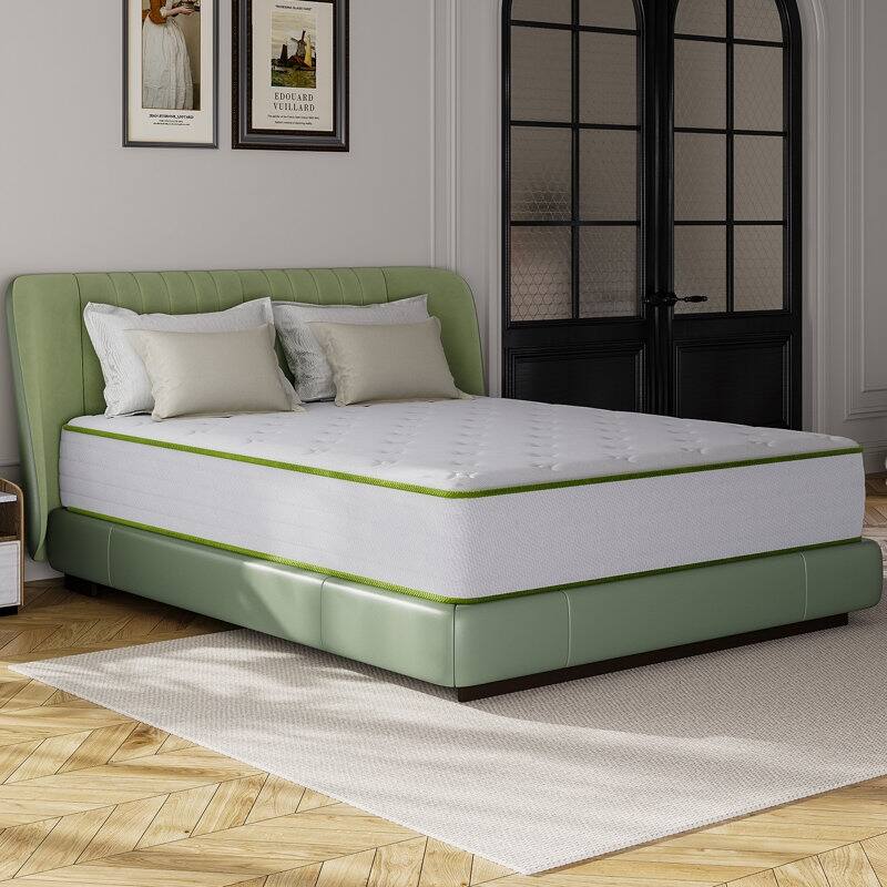 10'' Plush Comfort Level Cooling Memory Foam Hybrid Mattresses in a box