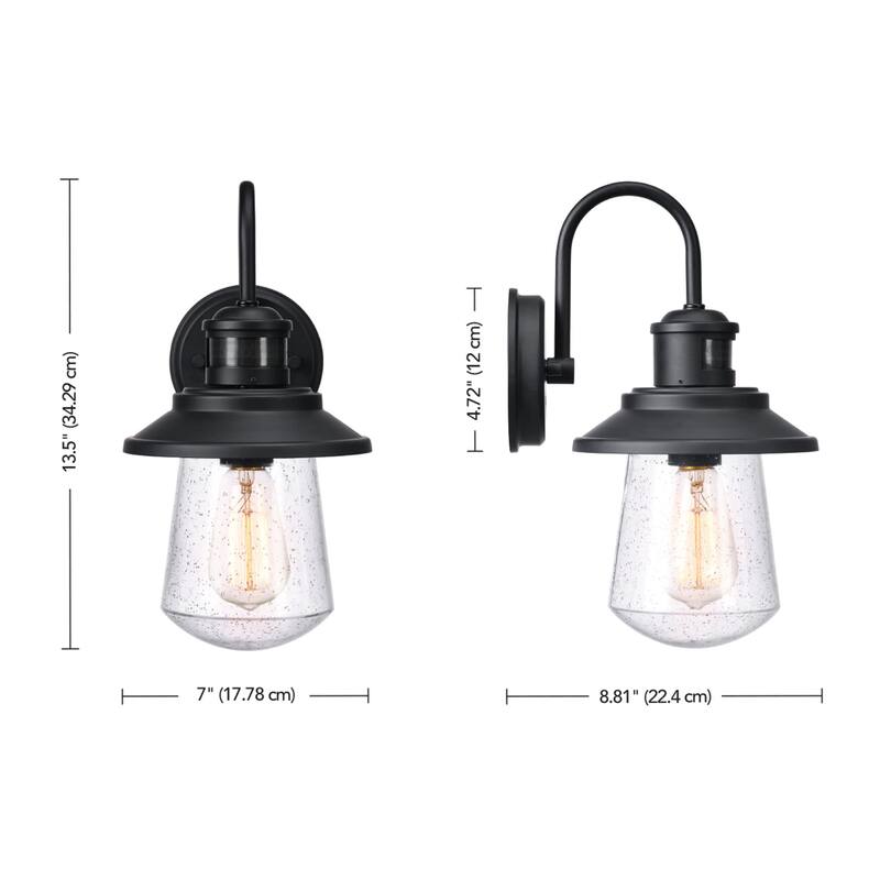 Globe Electric 91009552 Mariner 14" Tall Outdoor Wall Sconce