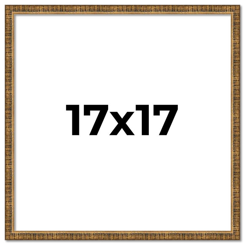 17x17 Frame Gold Kingsley Distressed Solid Wood Picture Frame Width