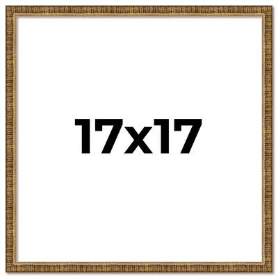 17x17 Frame Gold Kingsley Distressed Solid Wood Picture Frame Width