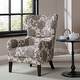 preview thumbnail 1 of 13, Madison Park Leda Swoop Wing Chair Multi