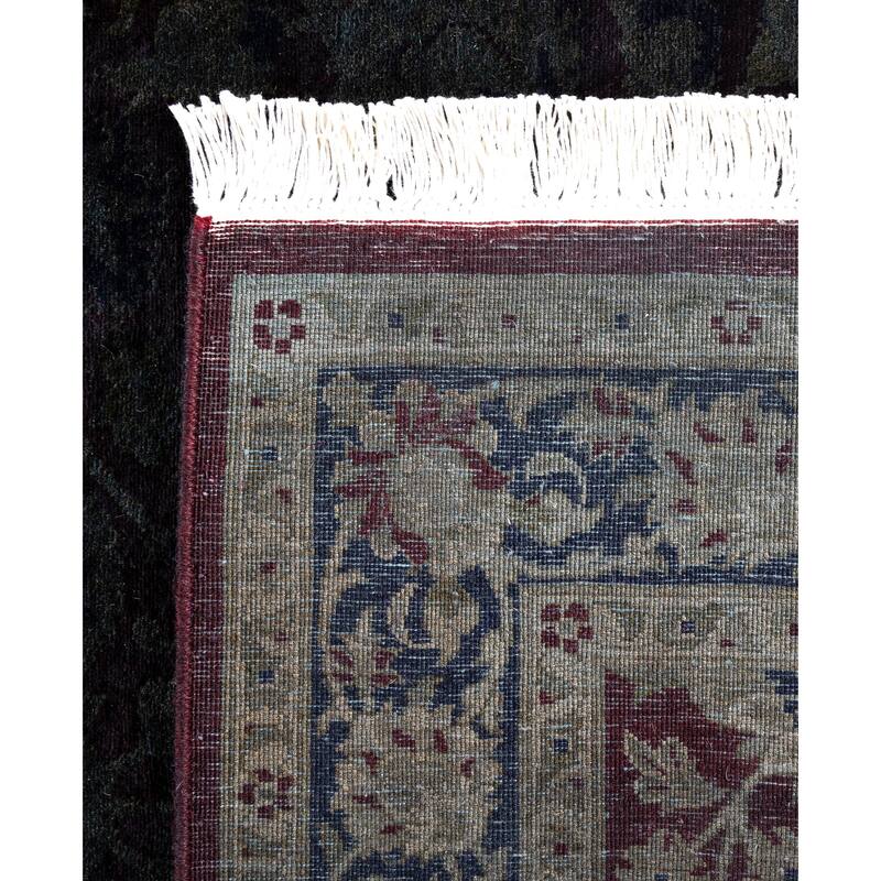 Overdyed One-of-a-Kind Hand-Knotted Area Rug - Black - 3' 2" x 5' 2"