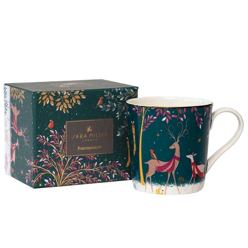 Portmeirion Sara Miller Woodland Tales Mug, Skaters