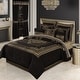 preview thumbnail 1 of 4, J. Queen New York Laurenza Black Comforter Set
