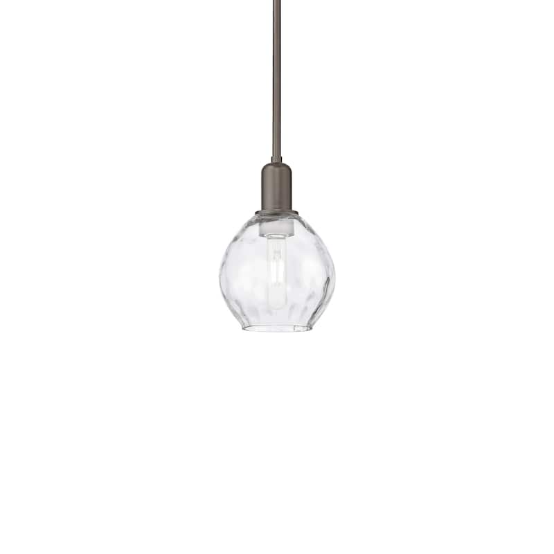 Innovations Lighting 716-1S-10-6 Waverly Pendant Waverly 6" Wide Mini - Oil Rubbed Bronze / Clear