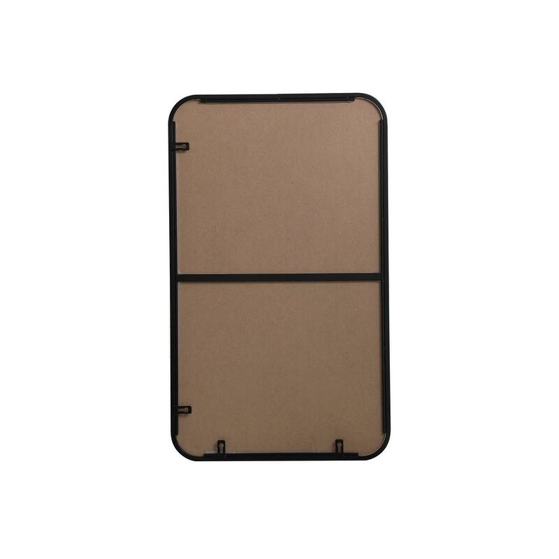Ezra Soft Corner Metal Rectangular Mirror