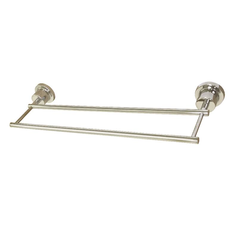 Kingston Brass Concord 18-Inch Double Towel Bar - Polished Nickel