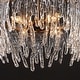 preview thumbnail 8 of 14, Alegate Modern Gold 4-Light Drum Glass Chandelier for Dining Living Room