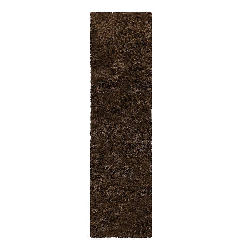 Superior Hand-tufted Plush Solid Shag Indoor Area Rug