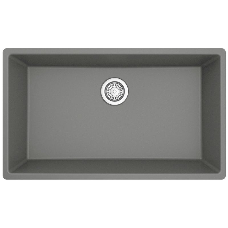 Karran USA QU-812-PK1 Quartz QU 32-1/4" Undermount Single Basin Quartz