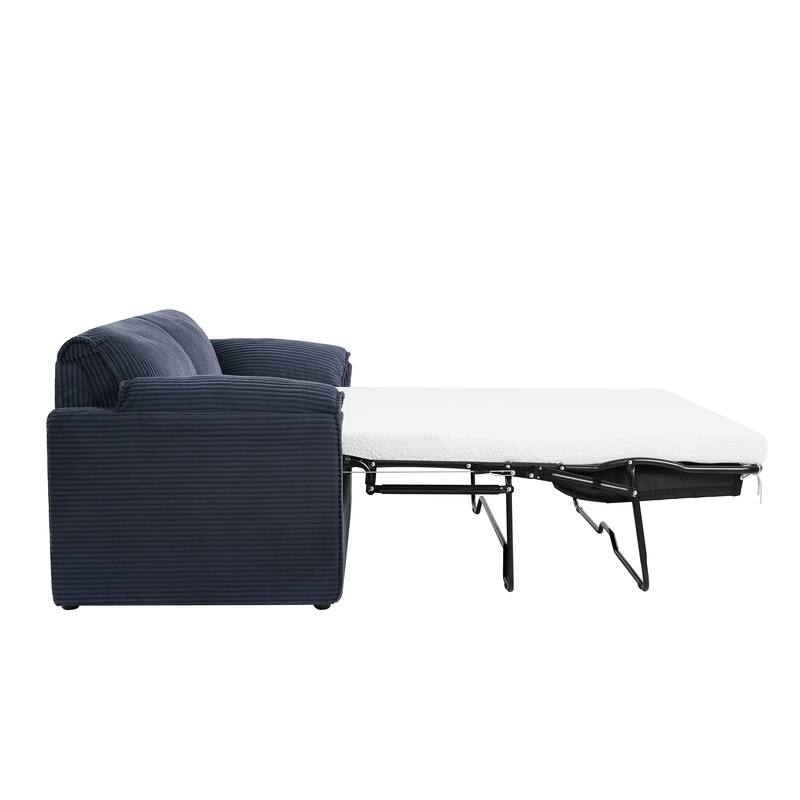 Sleeper Sofa Bed Comfy Pull Out Futon Couch Bed Modern Recliner Sofa Multi-Functional