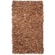 preview thumbnail 95 of 136, SAFAVIEH Handmade Leather Shag Carlijn Modern Decorative Rug