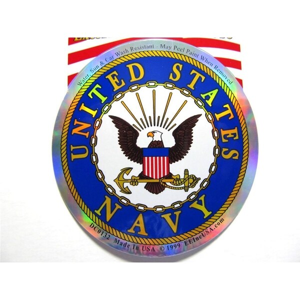 United States Navy Logo Decal Window / Bumper Sticker US - Overstock ...