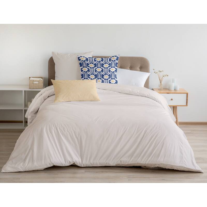 Daisys and Squiggles Decorative Throw Pillow