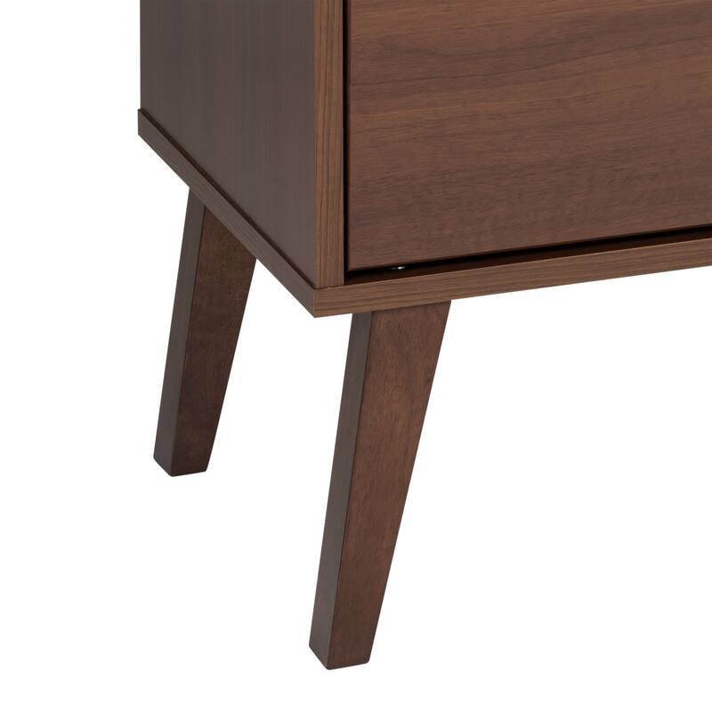 Prepac Milo Mid-Century Modern 6 Drawer Double Dresser for Bedroom, Chest of Drawers, Contemporary Bedroom Furniture