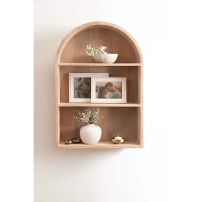Kate and Laurel Arcott Arch Wall Shelf