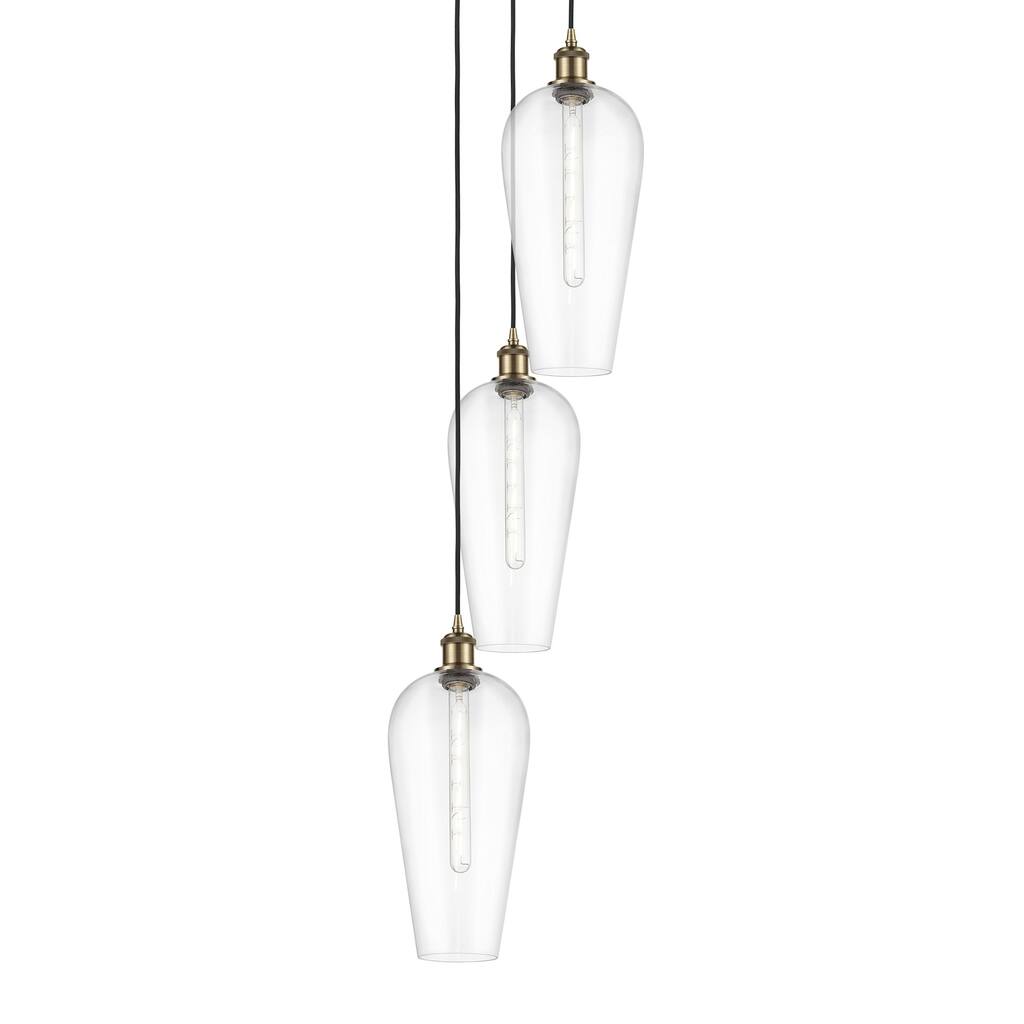 Innovations Lighting 113B-3P-58-15 Chelsea Pendant Chelsea 3 Light 15"