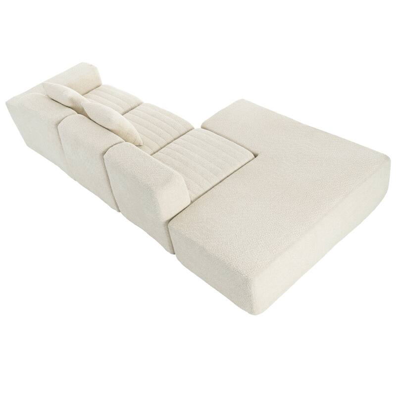 Sectional Sofa Full-compressed Sofa Couch Free-combined Sofa