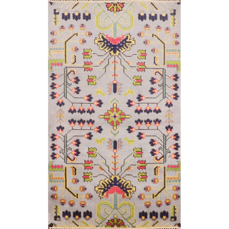 Ziegler Indian Foyer Rug Handmade Wool Carpet - 3'0"x 5'2"