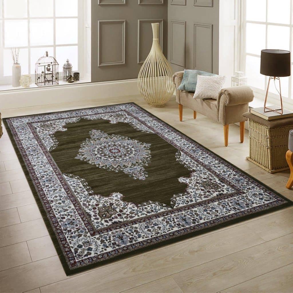Master Collection Medallion Transitional Area Rug
