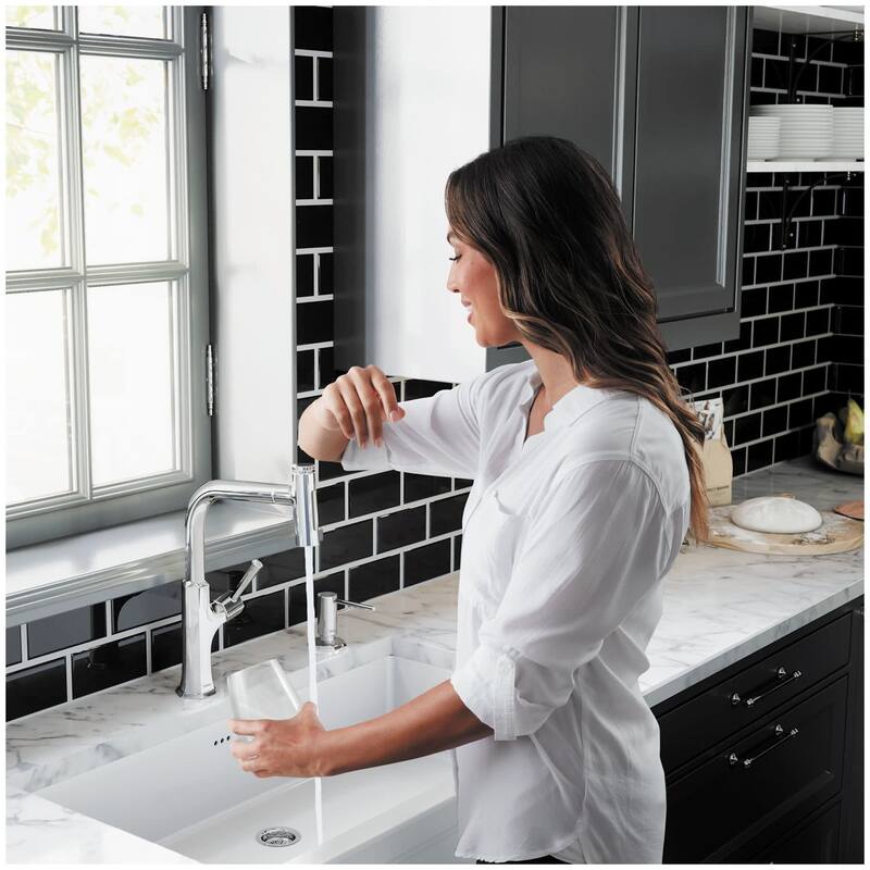 Hansgrohe Locarno Select 1.75 GPM Pull Out Kitchen Faucet HighArc - Steel Optic