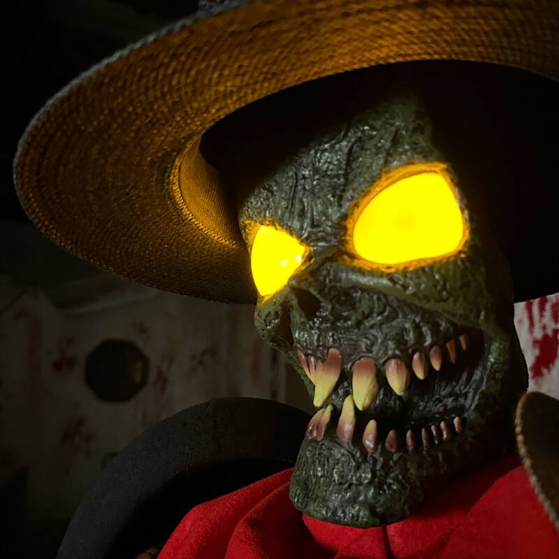 Haunted Hill Farm Animatronic Coatrack Monster by Tekky Halloween Decoration with Motion-Activated Sounds