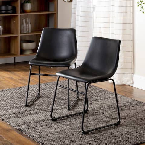 Carbon Loft Prusiner Faux Leather Dining Chair (Set of 2)