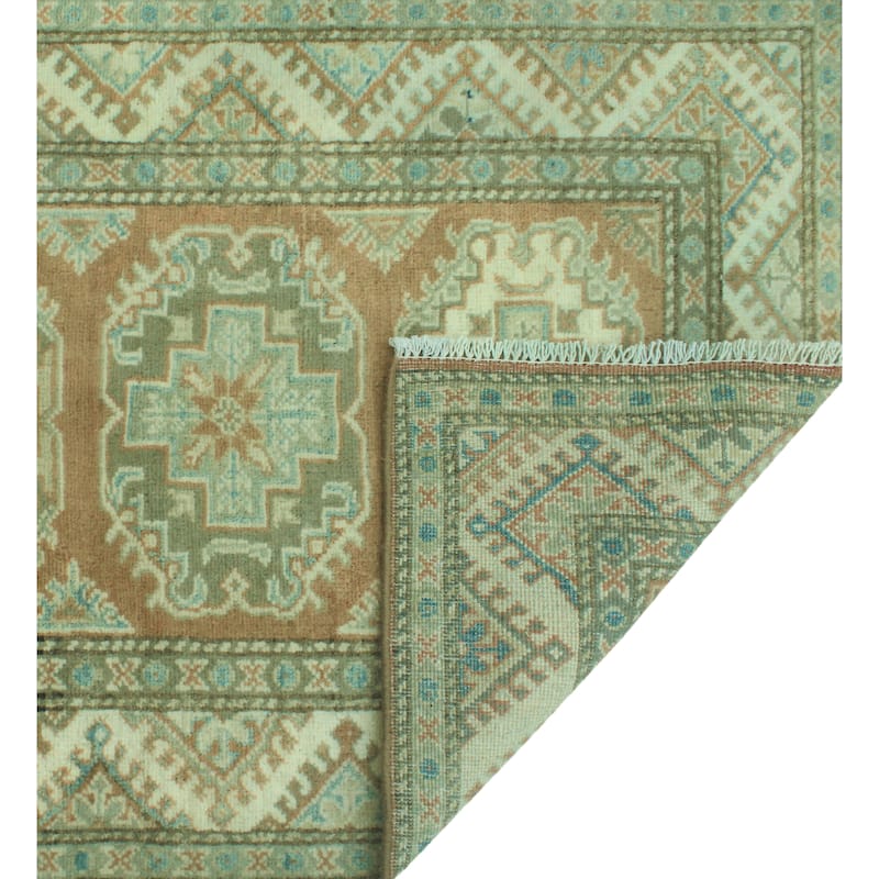 Kazak Humayd Rust/Ivory Runner - 2'9" x 9'5"