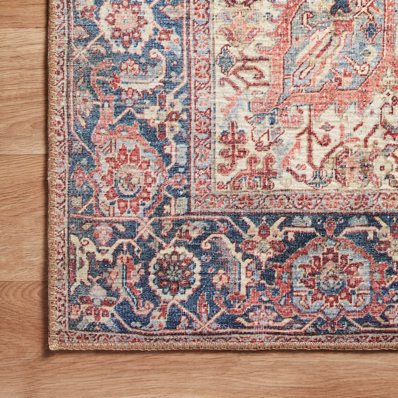 Alexander Home Victoria Bohemian Medallion Printed Vintage Area Rug