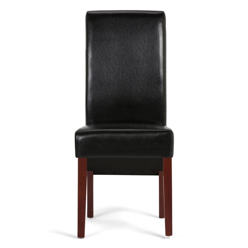 WYNDENHALL Franklin Transitional Deluxe Parson Dining Chair (Set of 2) - 17.7"w x 19.7"d x 40.2"h