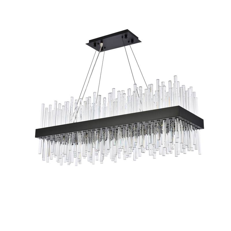 Indigo Home 36 inch round crystal pendant