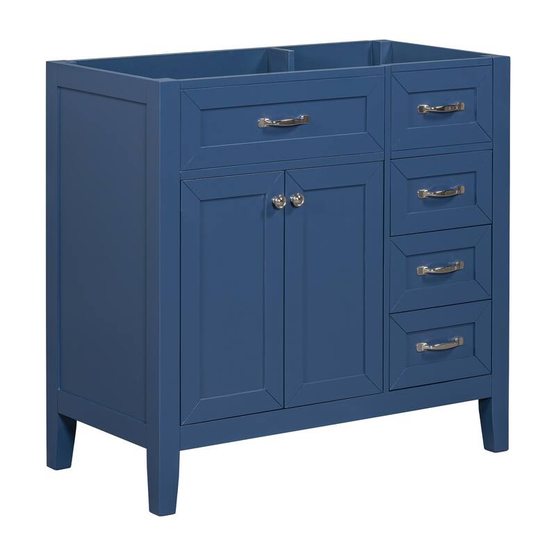 36" Bathroom Vanity without Sink - Blue