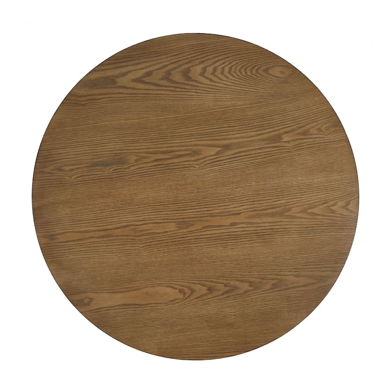 Christopher Knight Home - Seraphina 32" Round Rattan Woven Wood Coffee Table