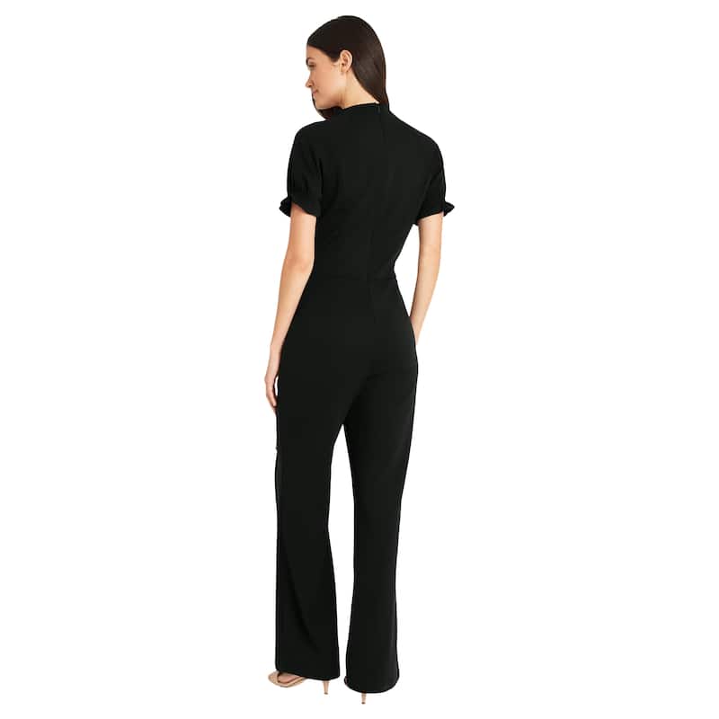 Maggy London Ruffle Sleeve Jumpsuit