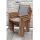 preview thumbnail 4 of 2, Eilaf 7 pc. Eucalyptus and Wicker Dining Set