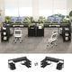 preview thumbnail 18 of 65, Reversible L Shaped Computer Desk with File Drawer & Monitor Stand & Power Outlet & LED Strip, Home Office Desk Corner Desk