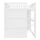 preview thumbnail 25 of 56, Full Size Solid Wood House Loft Bed with Ladder