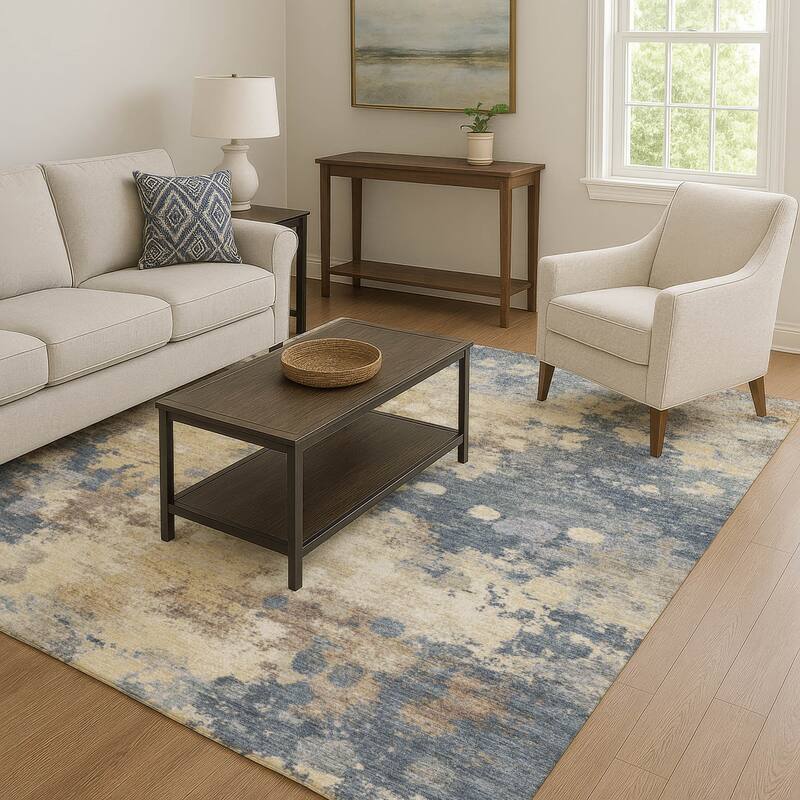 Premium Washable Super Soft Abstract Contemporary Mayfield Rug