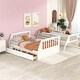 preview thumbnail 4 of 11, Detachable Design Twin-over-Full Bunk Bed with Drawers，Ladder and Storage Staircase,Espresso