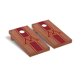 Minnesota Golden Gophers Rosewood Cornhole Board Set