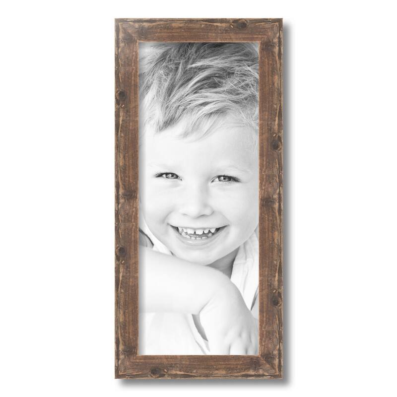 ArtToFrames Bosswood Rustic 8x20 Inch Picture Frame, 1.63 Inch Wood Poster Frame Available in Multiple Colors (SM-SC-8x20)