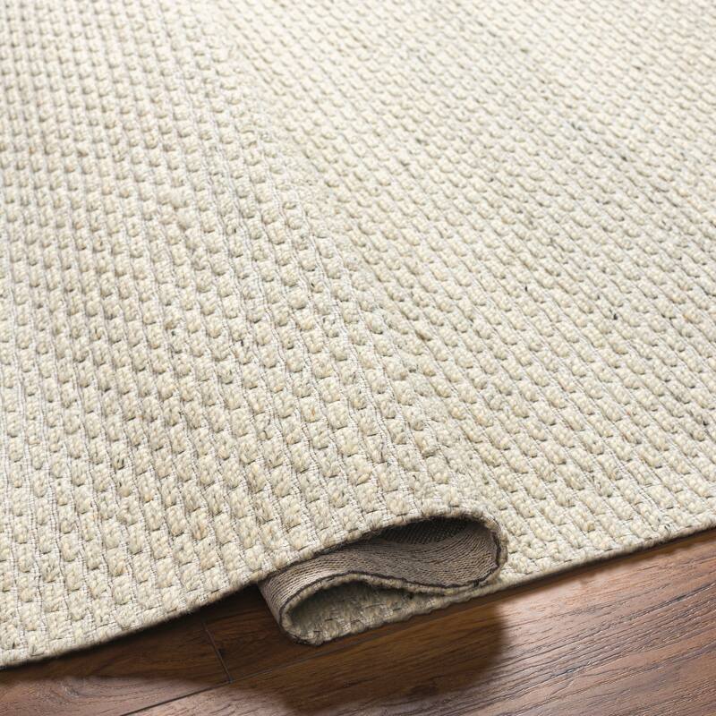 Abercom Handmade Casual Farmhouse Wool Area Rug