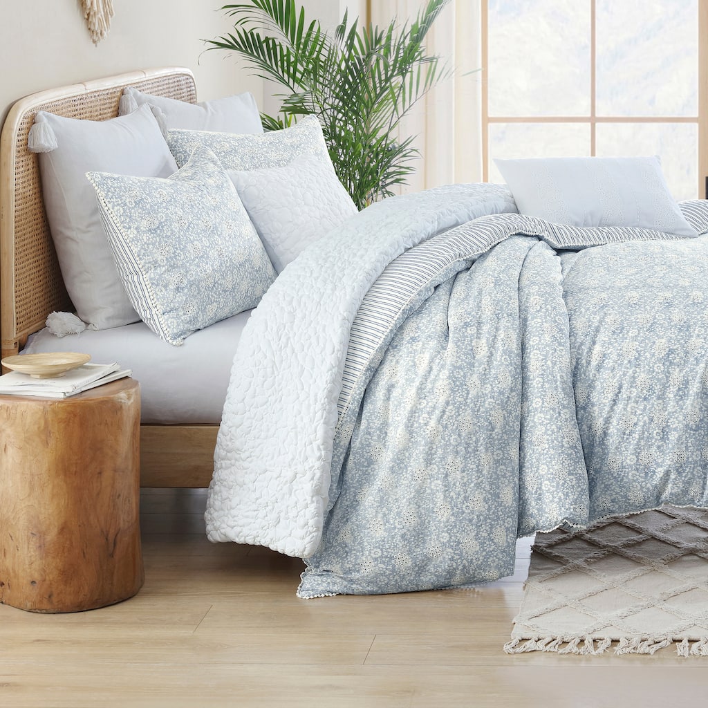 Peri Home Ikat Eyelet Comforter Set